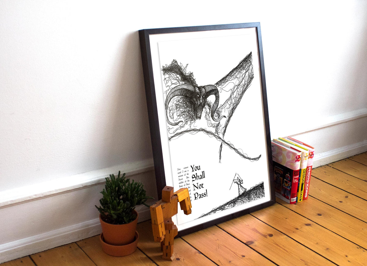 The Lord of the Rings - Shall Not Pass Poster
