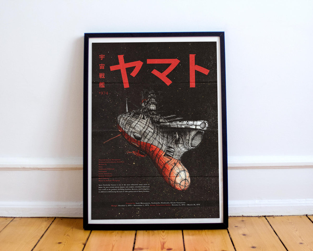 Space Battleship Yamato - Uchuu Senkan Yamato - Starblazers - Altenative Manga Poster-2