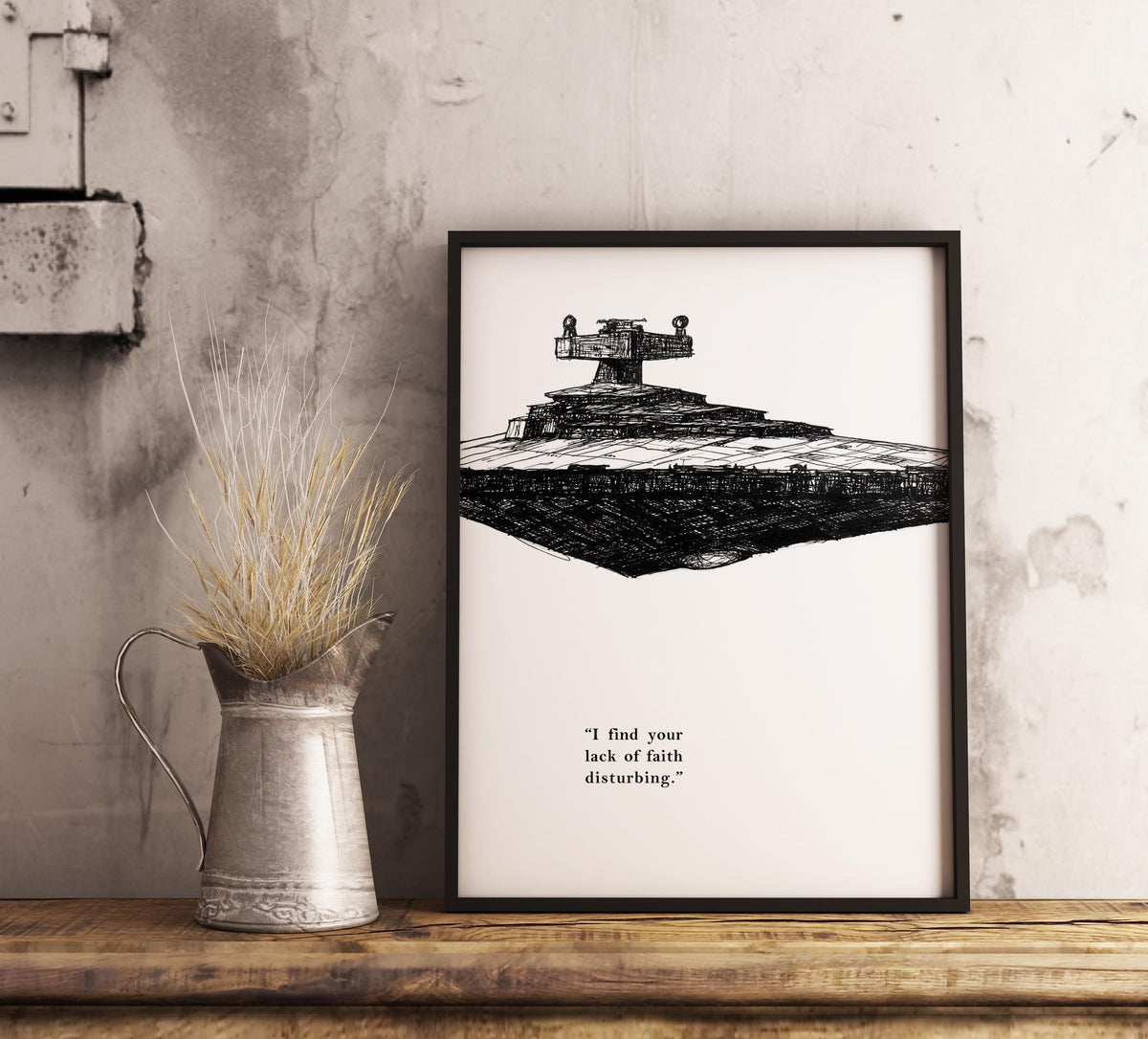 Star Destroyer - Minimalist Star Wars Poster