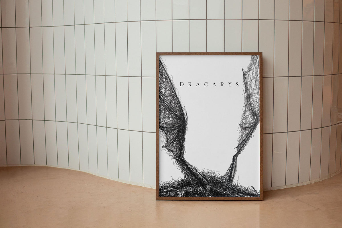 Game of Thrones Poster - Dracarys - Khaleesi - Mother of Dragons