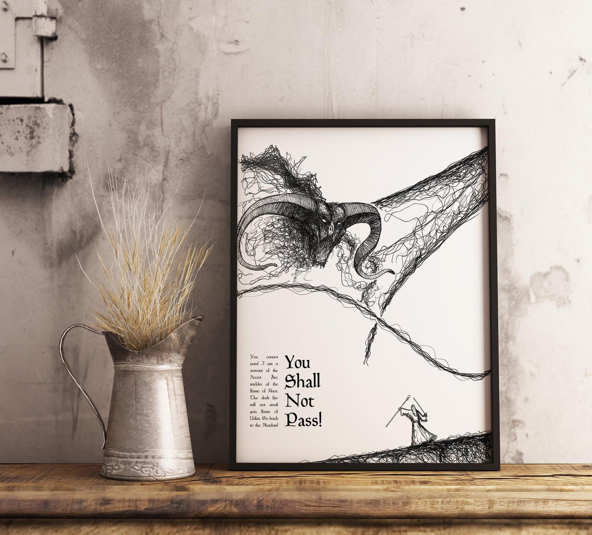The Lord of the Rings - Shall Not Pass Poster