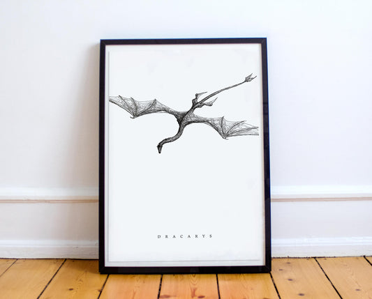 GOT Poster - Dracarys - Caraxes - HOTD