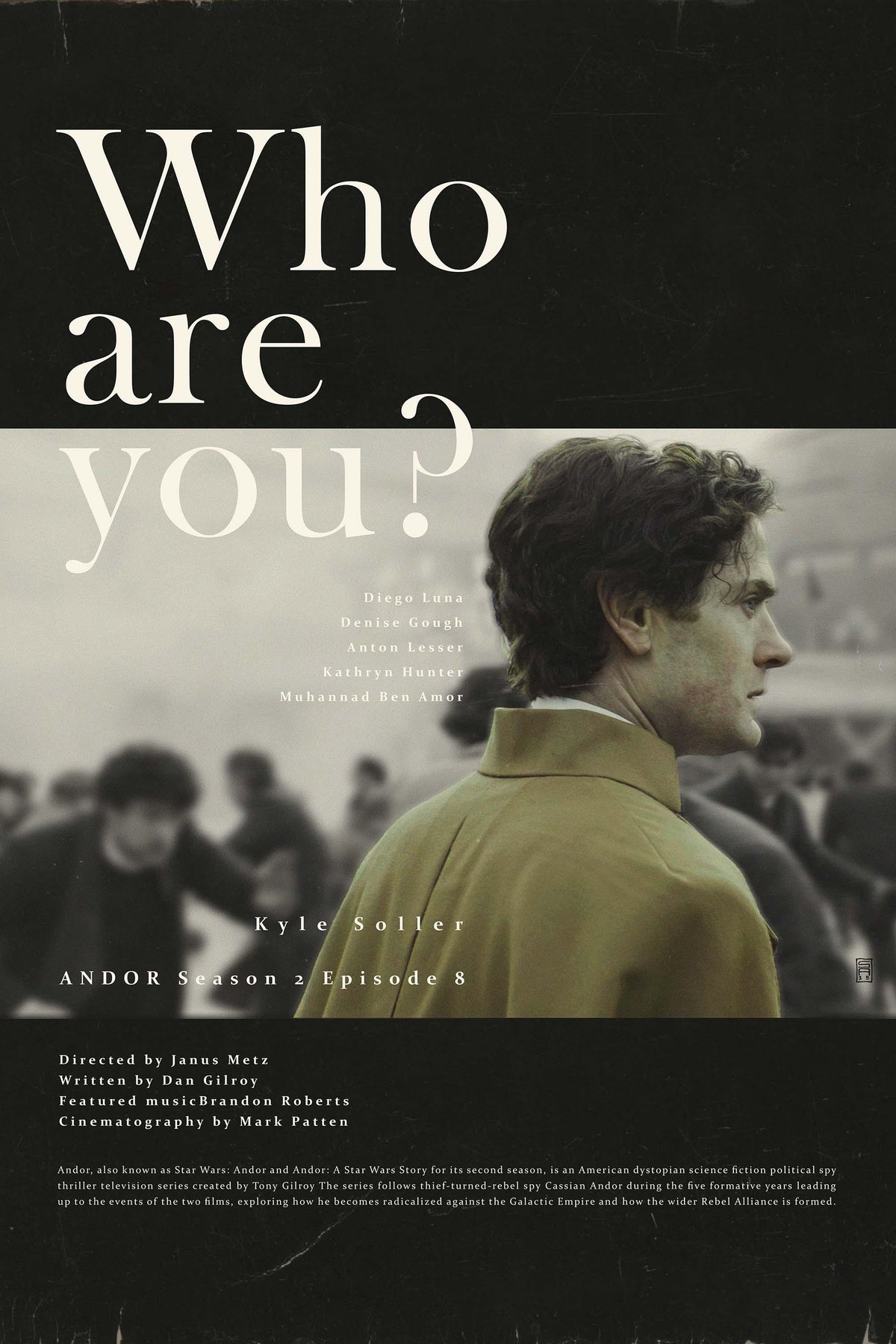 Syril Karn - "Who Are You?" S02E03 Alternative Fanmade TV Series Poster